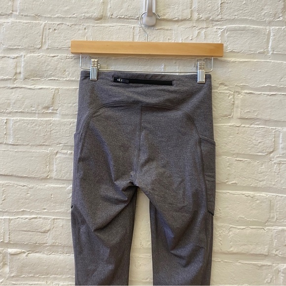 Lululemon || Speed Up Tight 31" in Heathered Black Gray 4 Tall - Picture 4 of 11